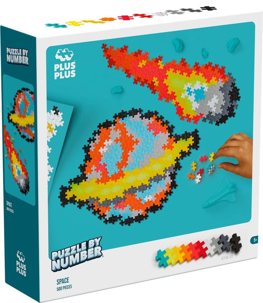 Plus-Plus | Puzzle by number | Ruimte | 500 stuks