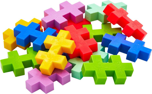 Plus-Plus | Big | Tube | Tropical | 15 stuks