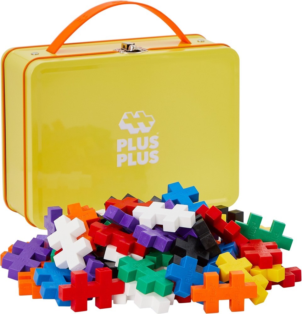 Plus-Plus | Big | Reiskoffer | Geel | 70 stuks