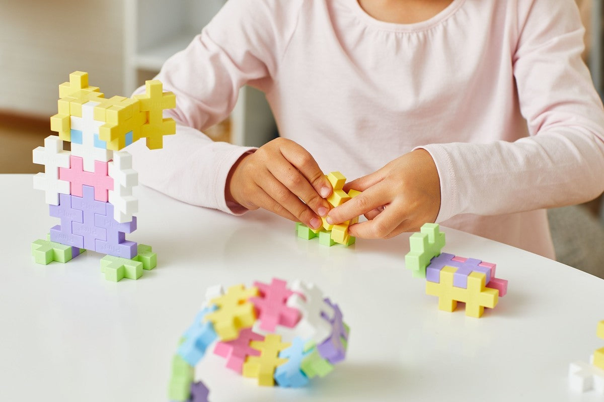 Plus-Plus | Big | Reiskoffer | Pastel | 15 stuks