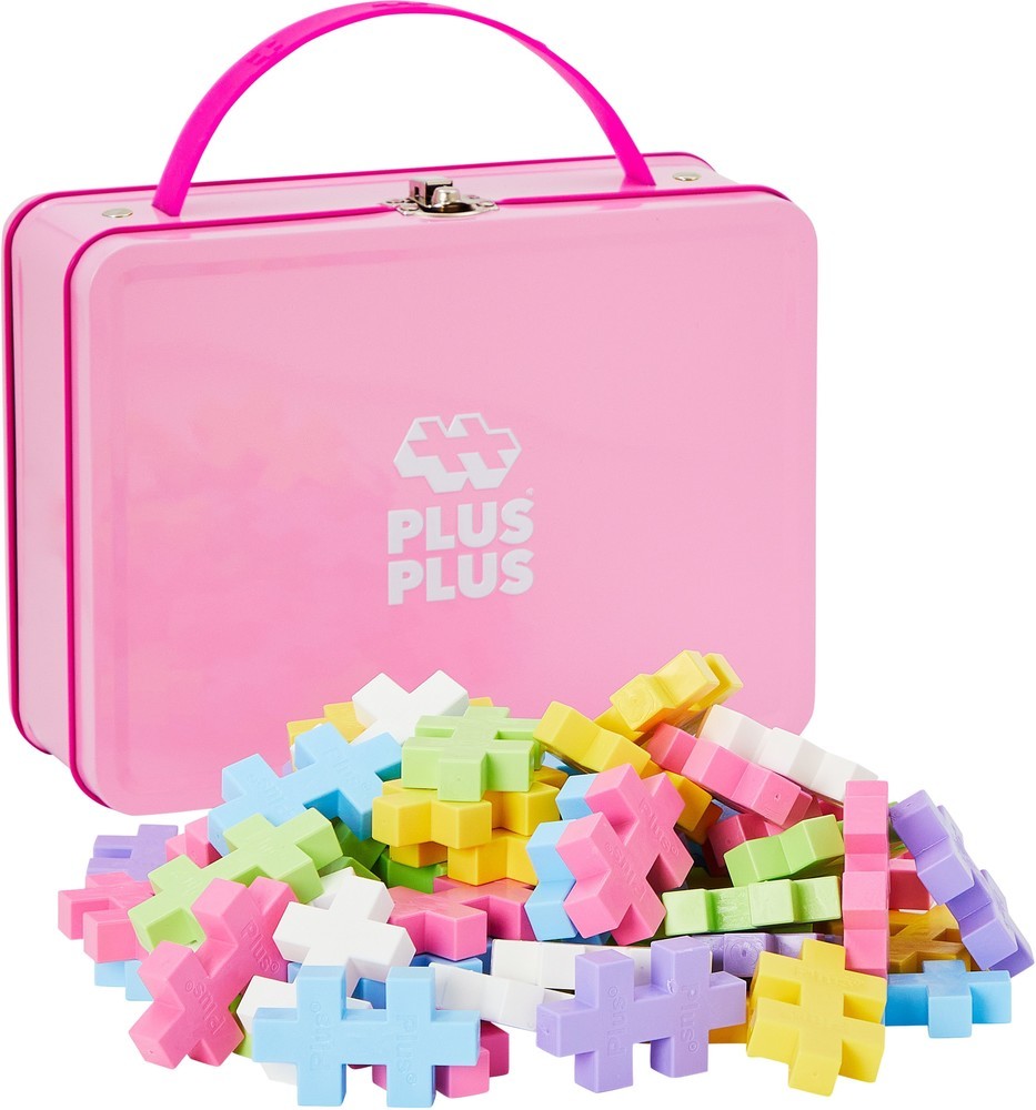 Plus-Plus | Big | Reiskoffer | Pastel | 15 stuks