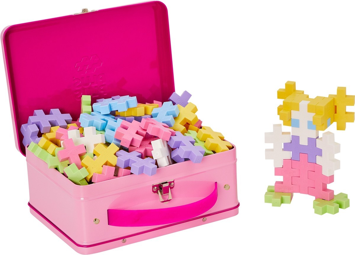 Plus-Plus | Big | Reiskoffer | Pastel | 15 stuks