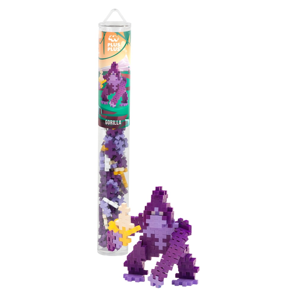 Plus-Plus | Tube | Gorilla | 100 stuks