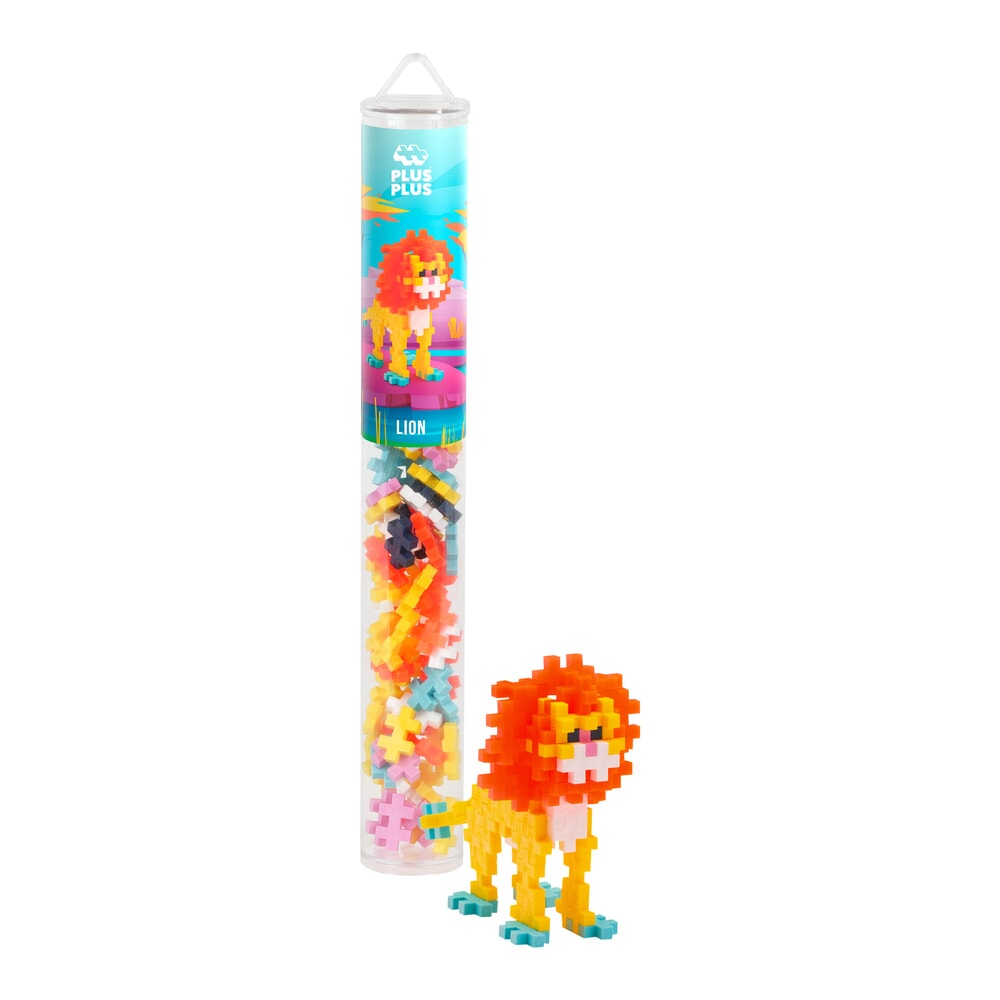 Plus-Plus | Tube | Leeuw | 100 stuks
