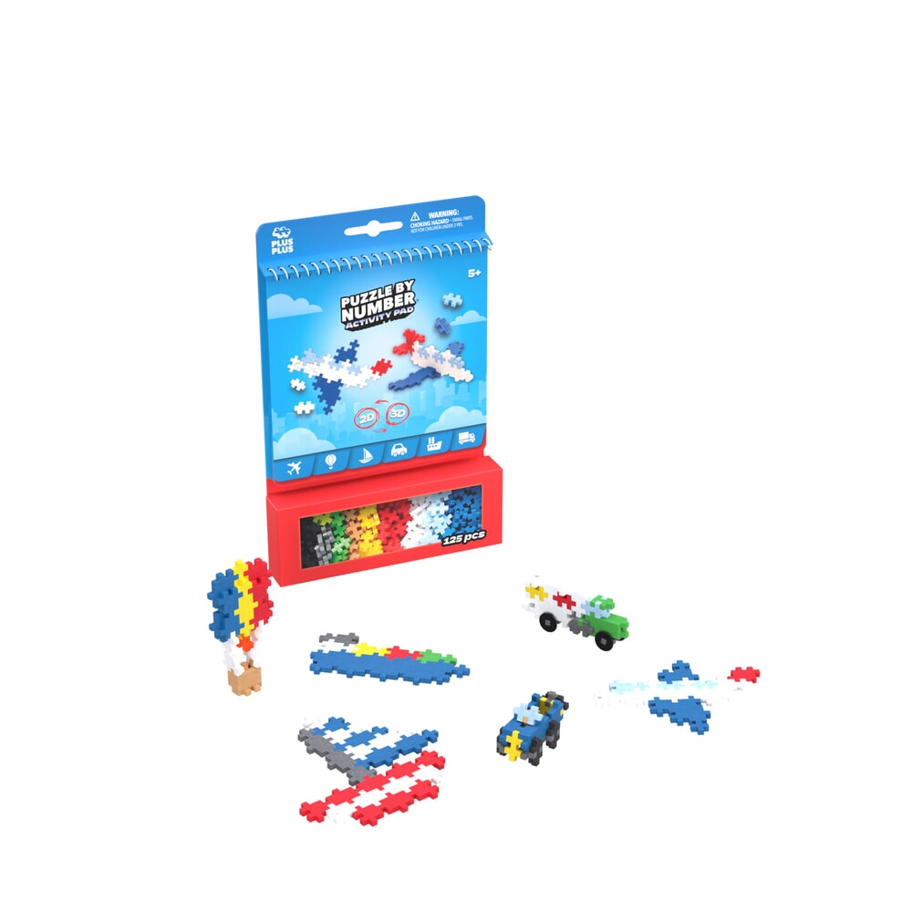 Plus-Plus | Activity Pad | Transport