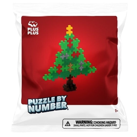 Plus-Plus | Puzzle by number | Kerstboom | 40 stuks