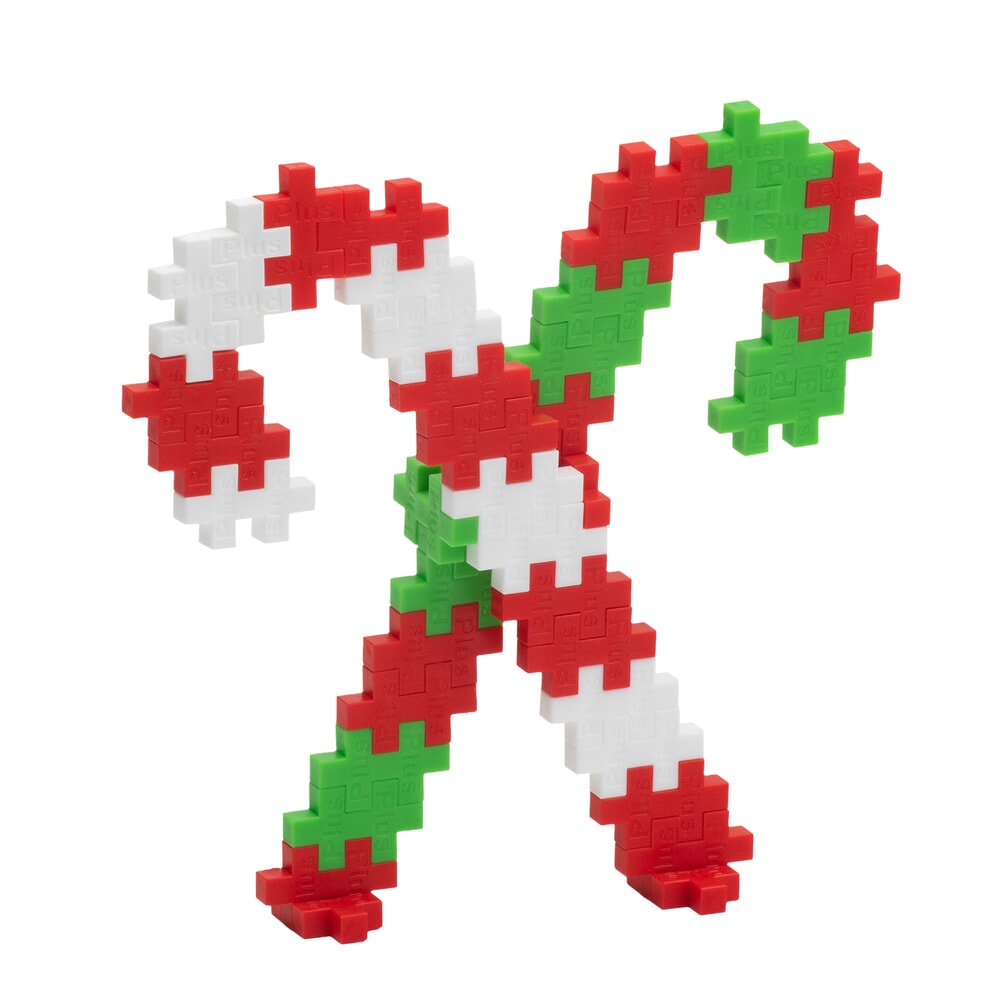 Plus-Plus | Puzzle by number | Candy canes | 40 stuks