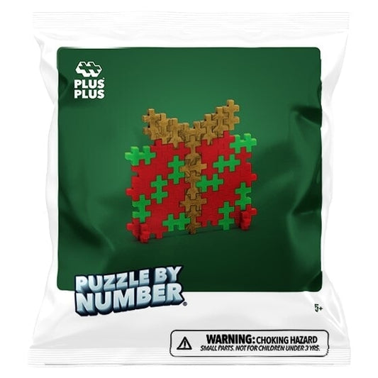 Plus-Plus | Puzzle by number | Kerstcadeautje | 40 stuks