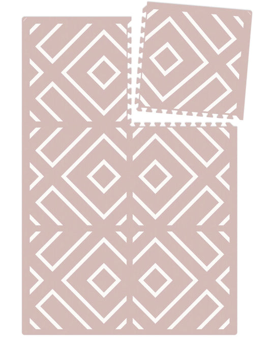 Eeveve | Speelmat | Modern blocks | Old pink