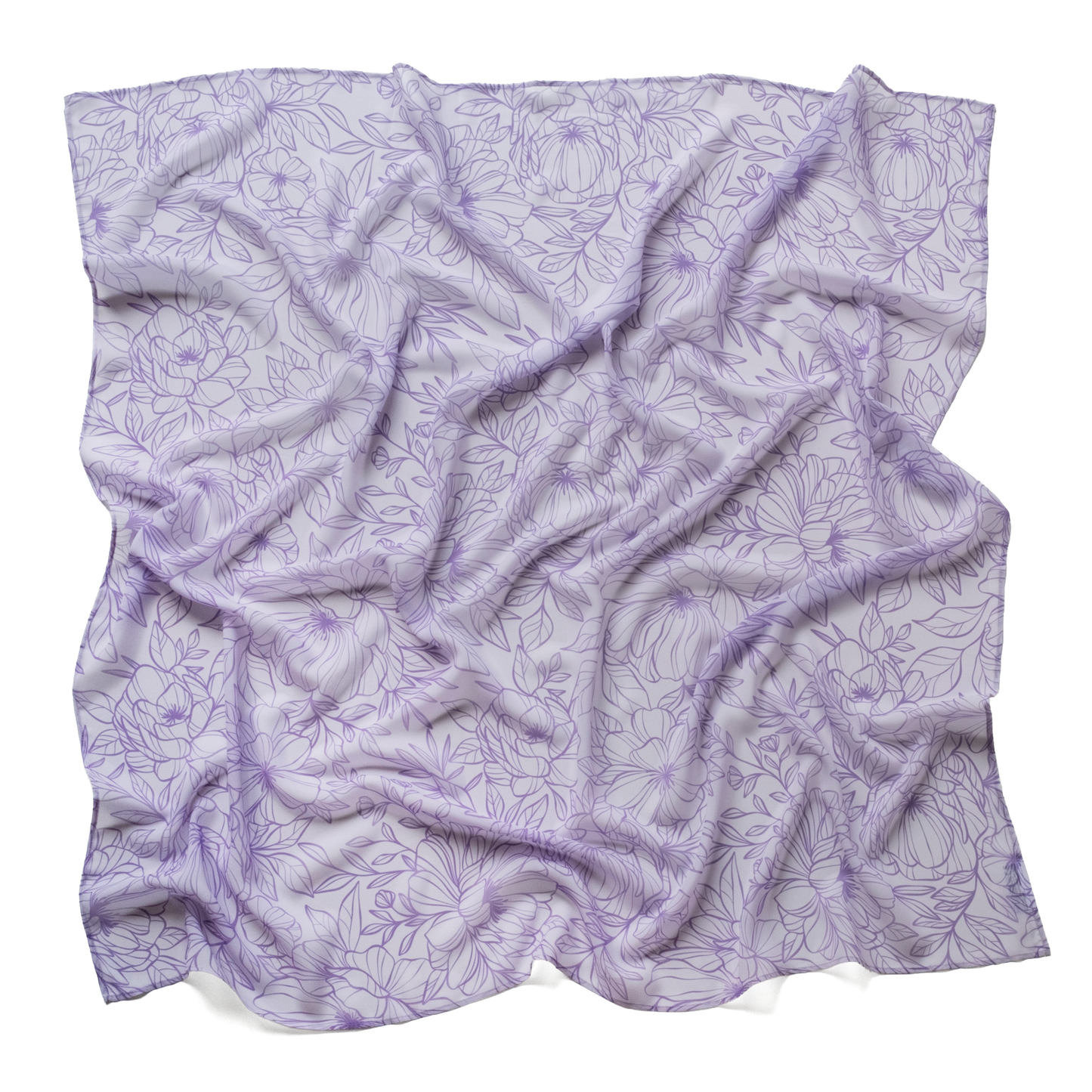 Little Botanic label | Playcycle speeldoek | Botanicals lila | Groot