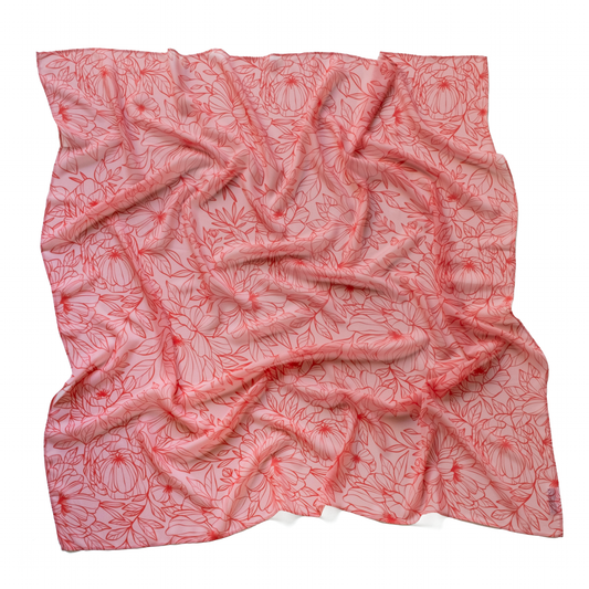 Little Botanic playcycle speeldoek botanicals lichtrood groot 95 cm