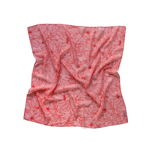 Little Botanic playcycle speeldoek botanicals lichtrood medium 65 cm