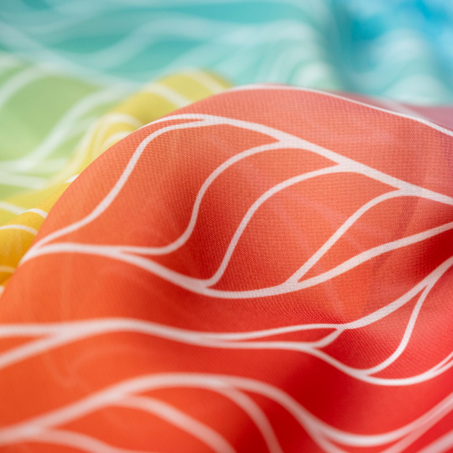 Little Botanic label | Playcycle speeldoek | Ombre regenboog | Groot