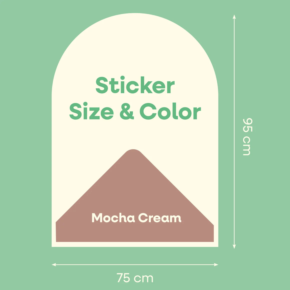 Cleverclixx | Magnetische muursticker | Mocha Cream