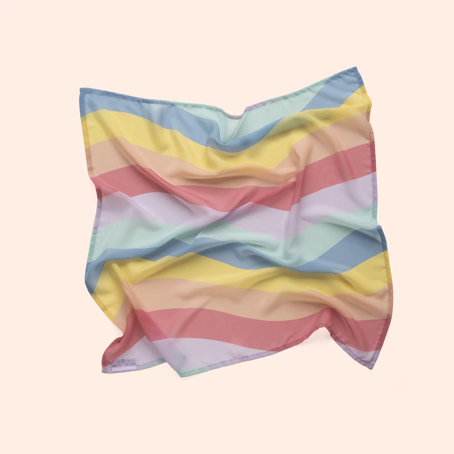 Little Botanic label | Playcycle speeldoek | Waves | Pastel  | Medium