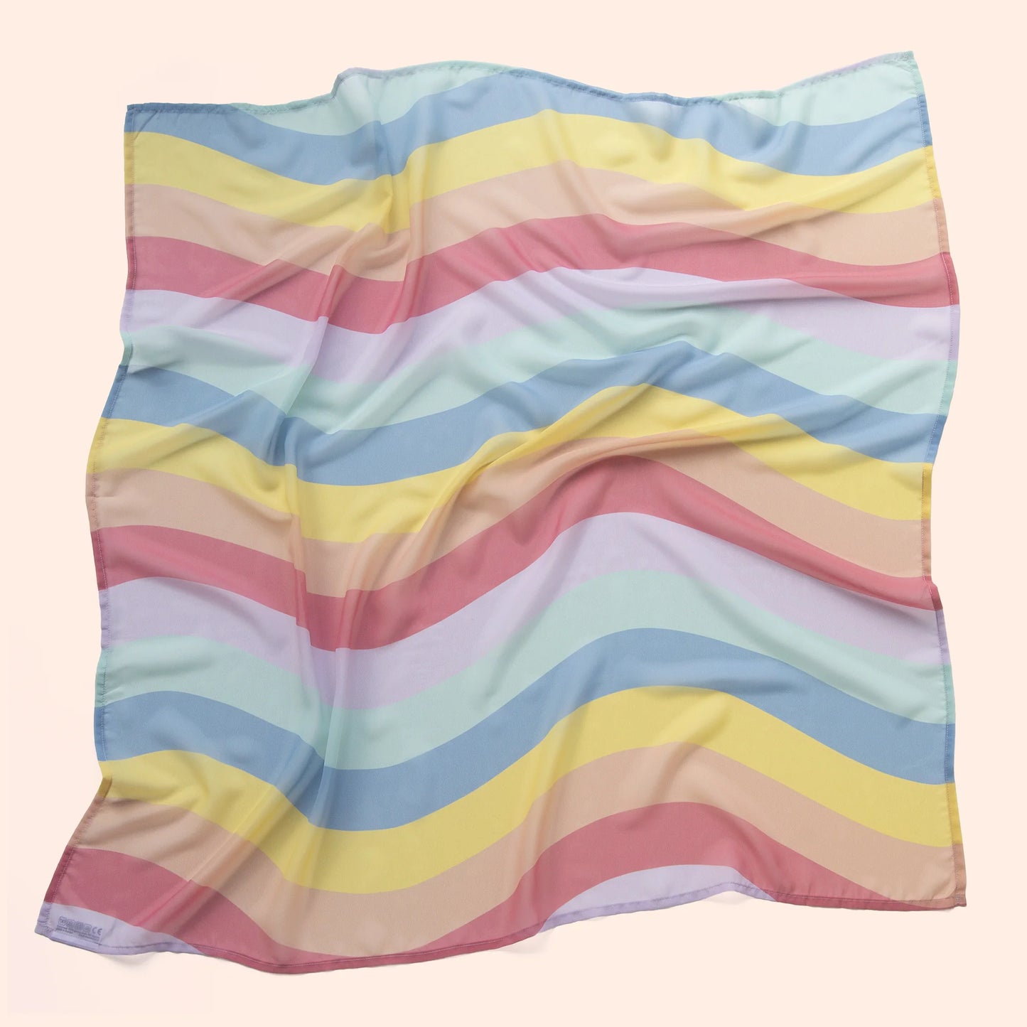 Little Botanic label | Playcycle speeldoek | Waves | Pastel | Groot