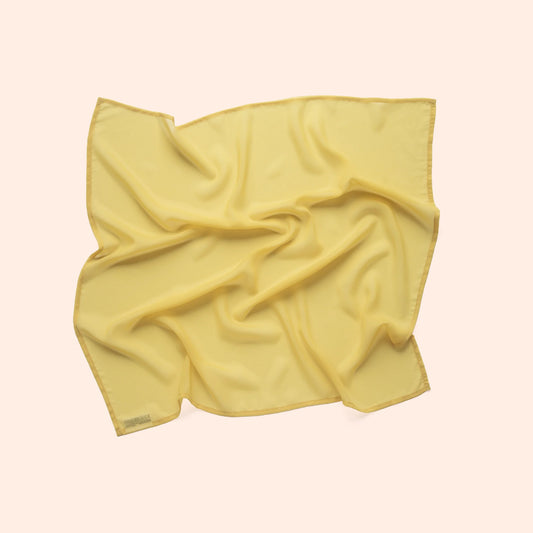 Little Botanic label | Playcycle speeldoek | Zacht geel | Medium