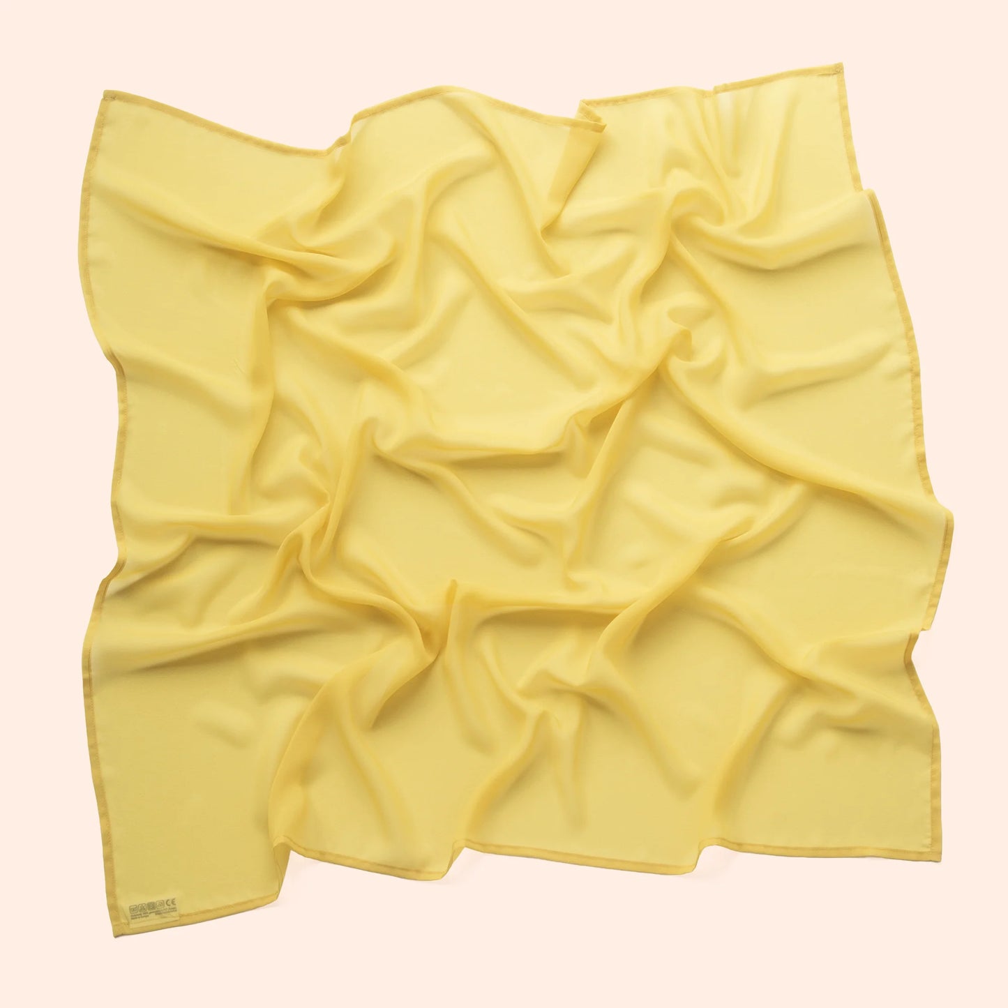 Little Botanic label | Playcycle speeldoek | Zacht geel | Groot