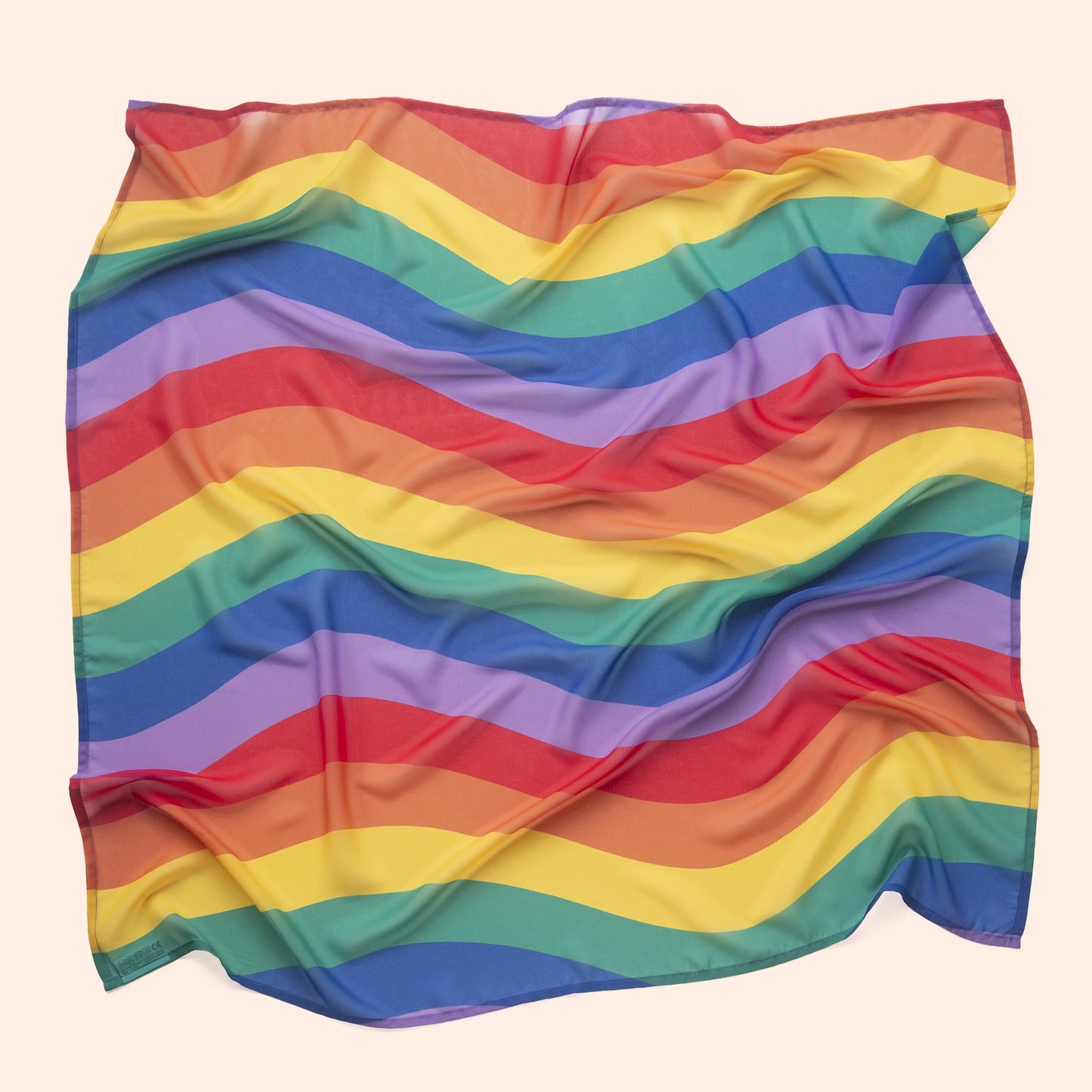Little Botanic label | Playcycle speeldoek | Waves | Regenboog | Groot
