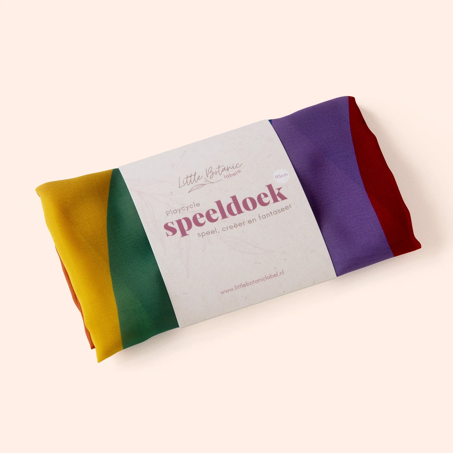 Little Botanic label | Playcycle speeldoek | Waves | Regenboog | Groot
