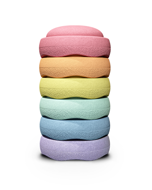 Stapelstein® | Mini | Rainbow Pastel | 6 stuks