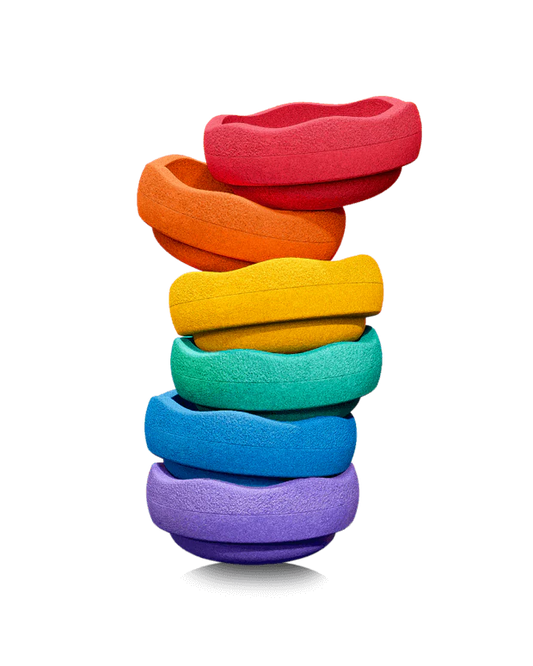 Stapelstein® | Rainbow set | Classic | 6 stuks