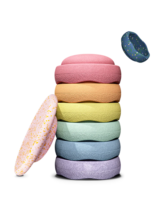 Stapelstein® | Spring special | Rainbow set | Pastel