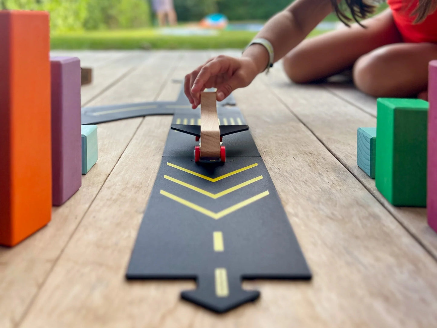Waytoplay | Runway | Set van 8 + vliegtuig