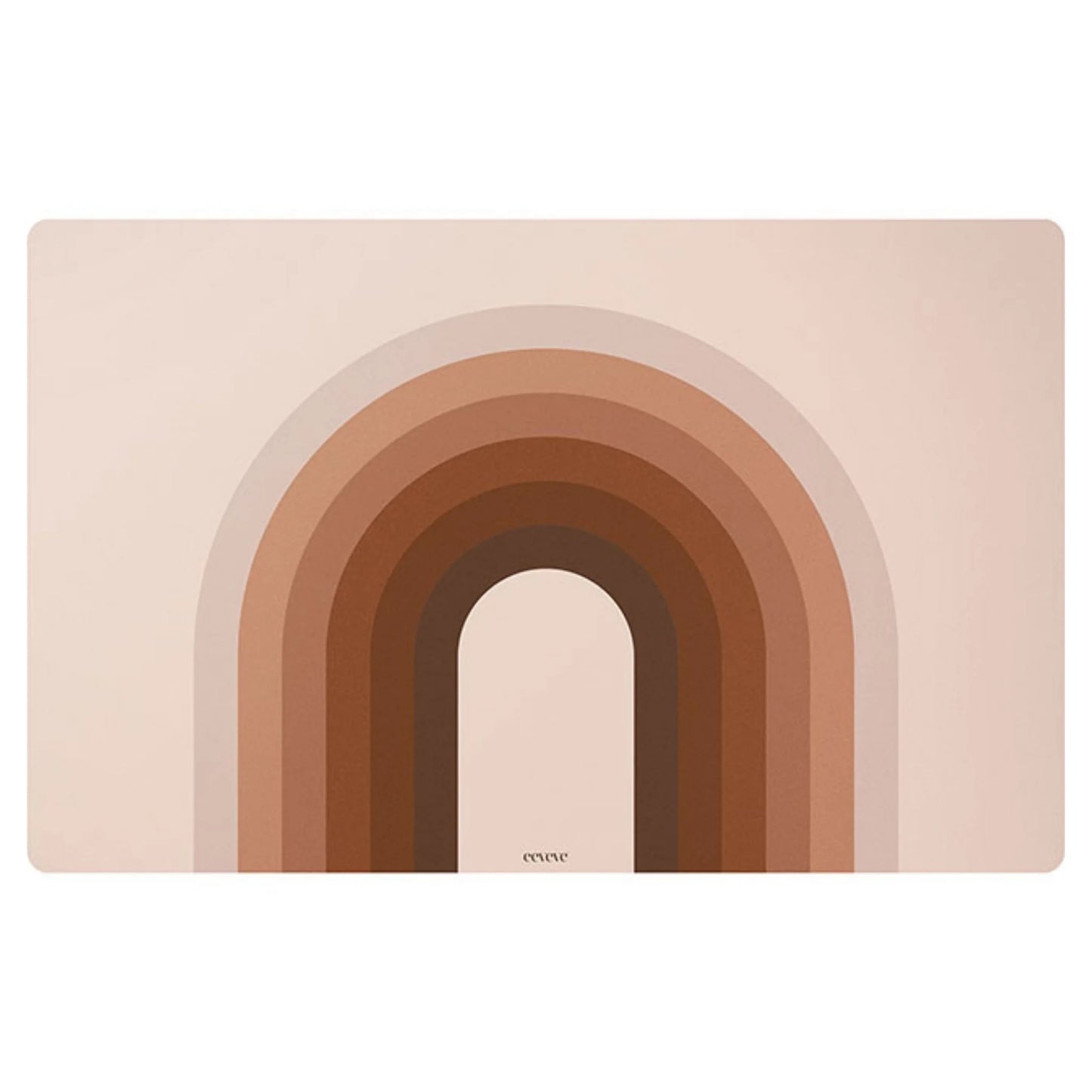 Eeveve | Bureaumat | Retro-lines | Brown