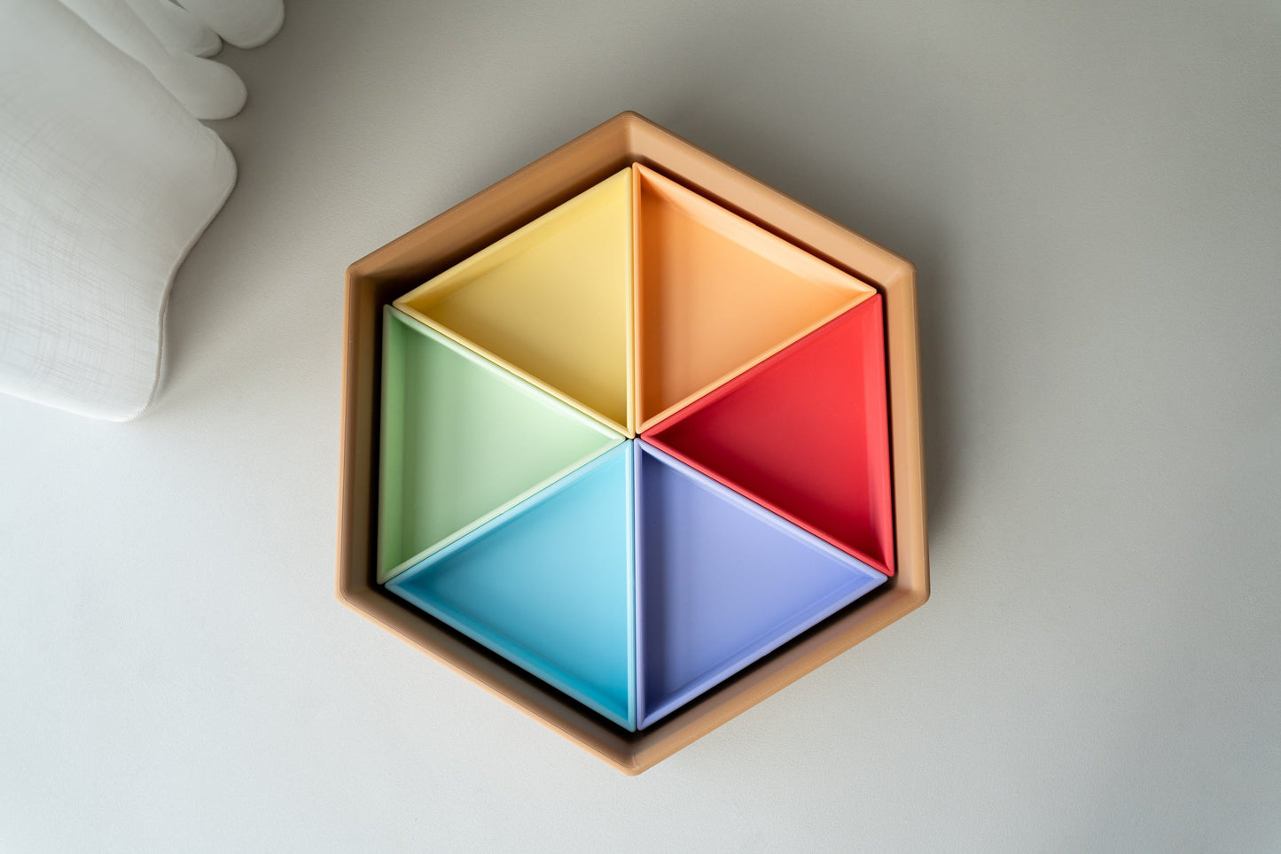 Grennn | Inlegdriehoek | Mandigo | Pastel paars