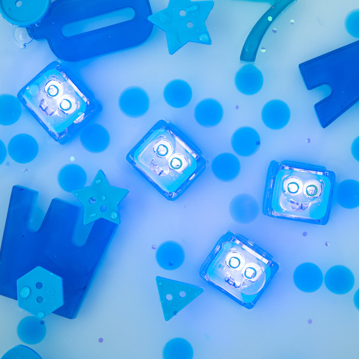 Glo Pals | Light up cubes | Blauw