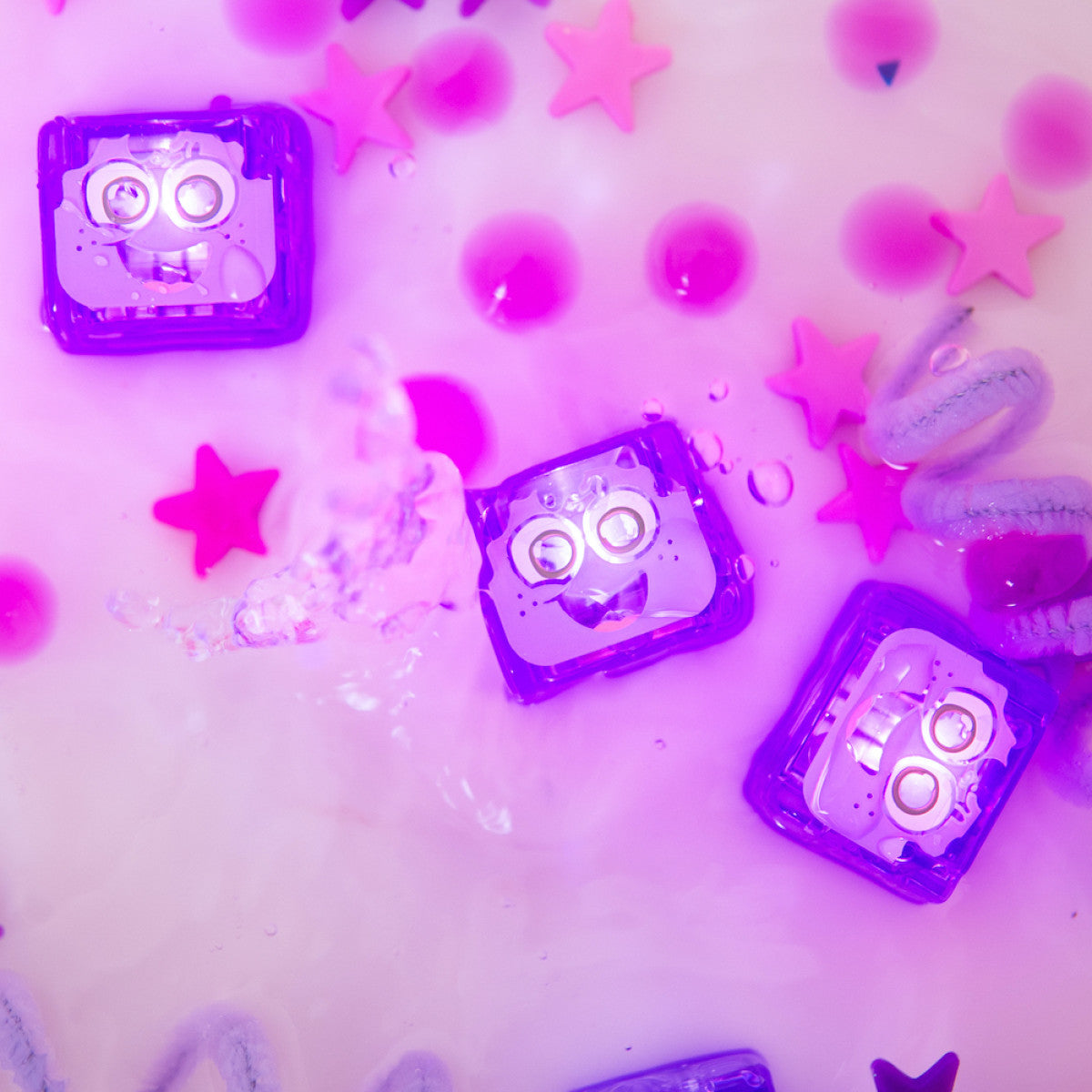 Glo Pals | Light up cubes | Paars | Lumi