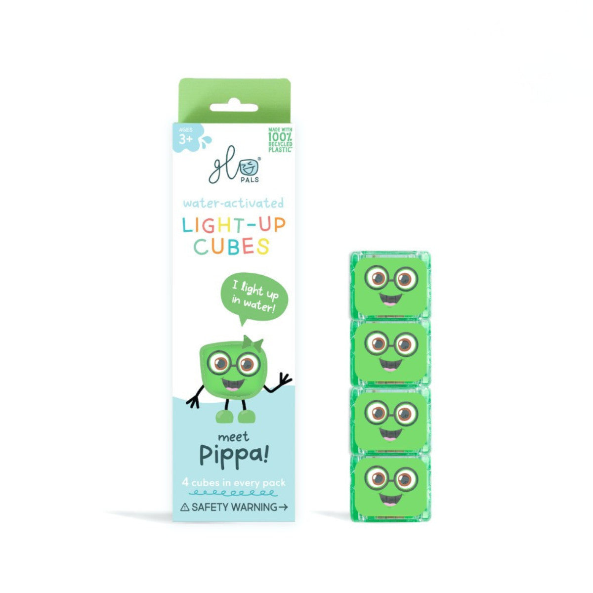 Glo Pals | Light up cubes | Groen | Pippa