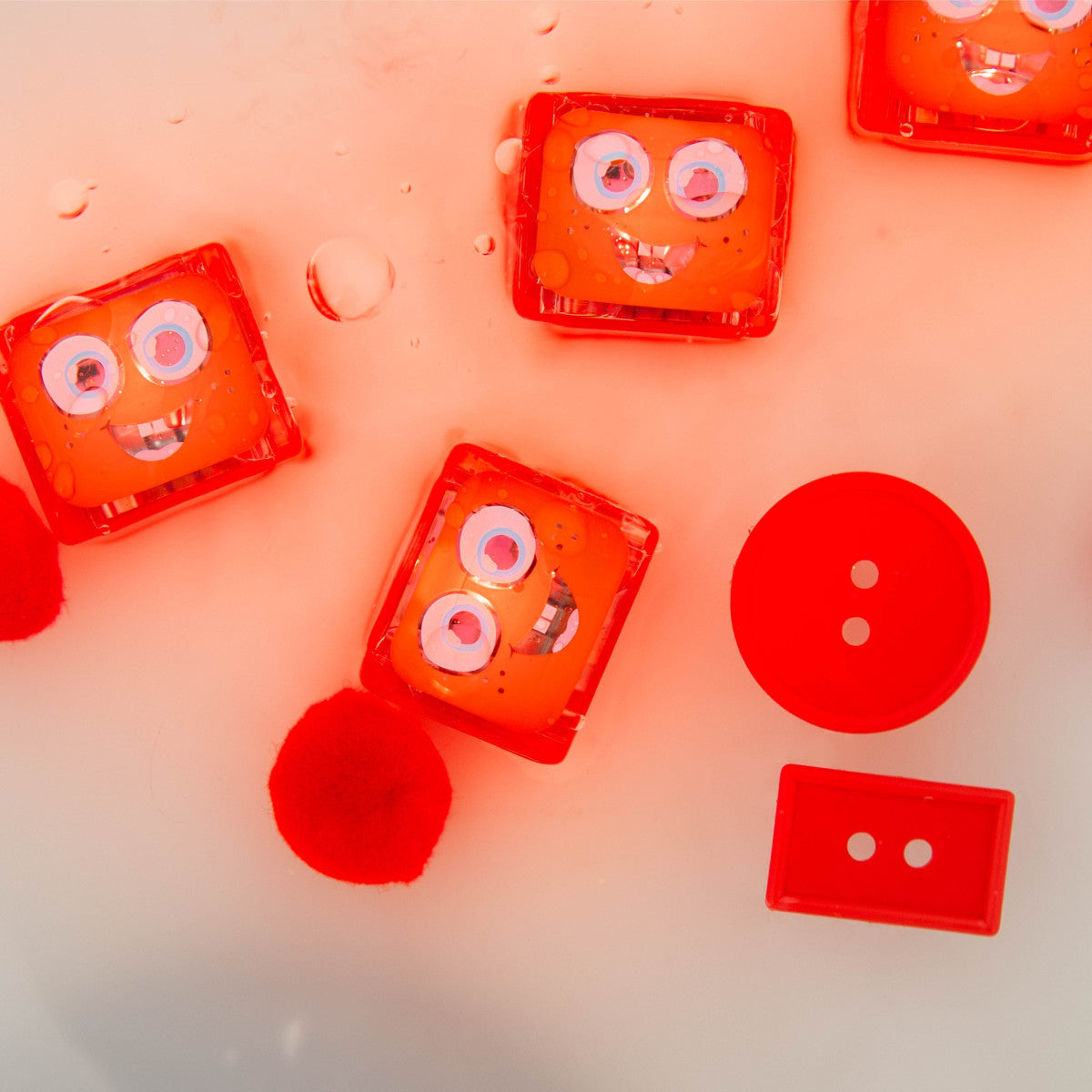 Glo Pals | Light up cubes | Rood | Sammy