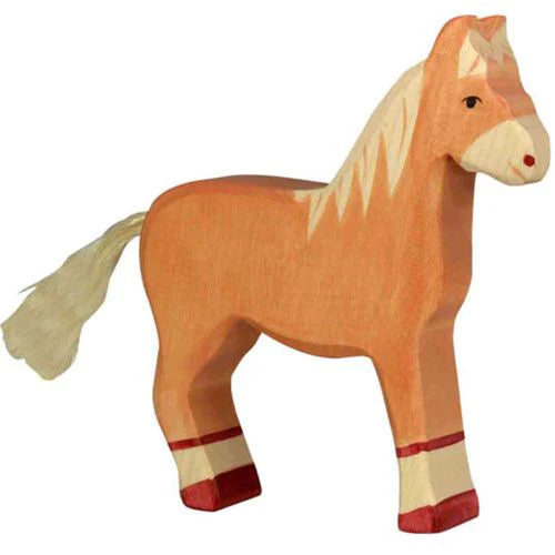 Holztiger | Paard | Staand | Licht bruin