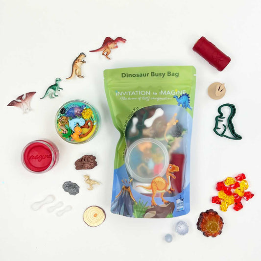 Invitation to Imagine | Busy bag | Dinosaur