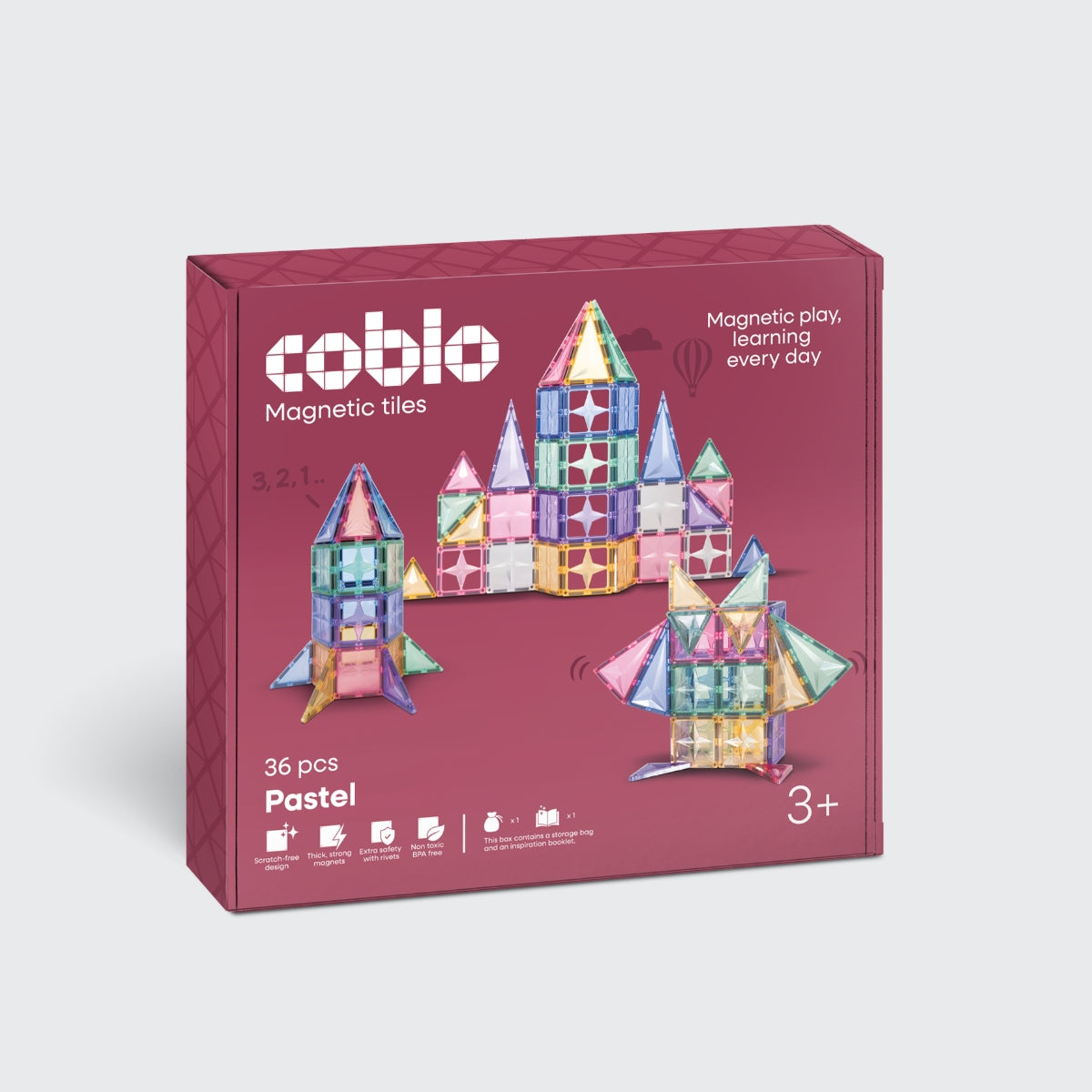 Verpakking van Coblo Pastel - 36 stenen