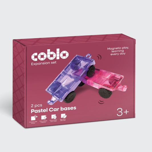 Verpakking van Coblo Pastel auto-onderstellen - 2 stuks
