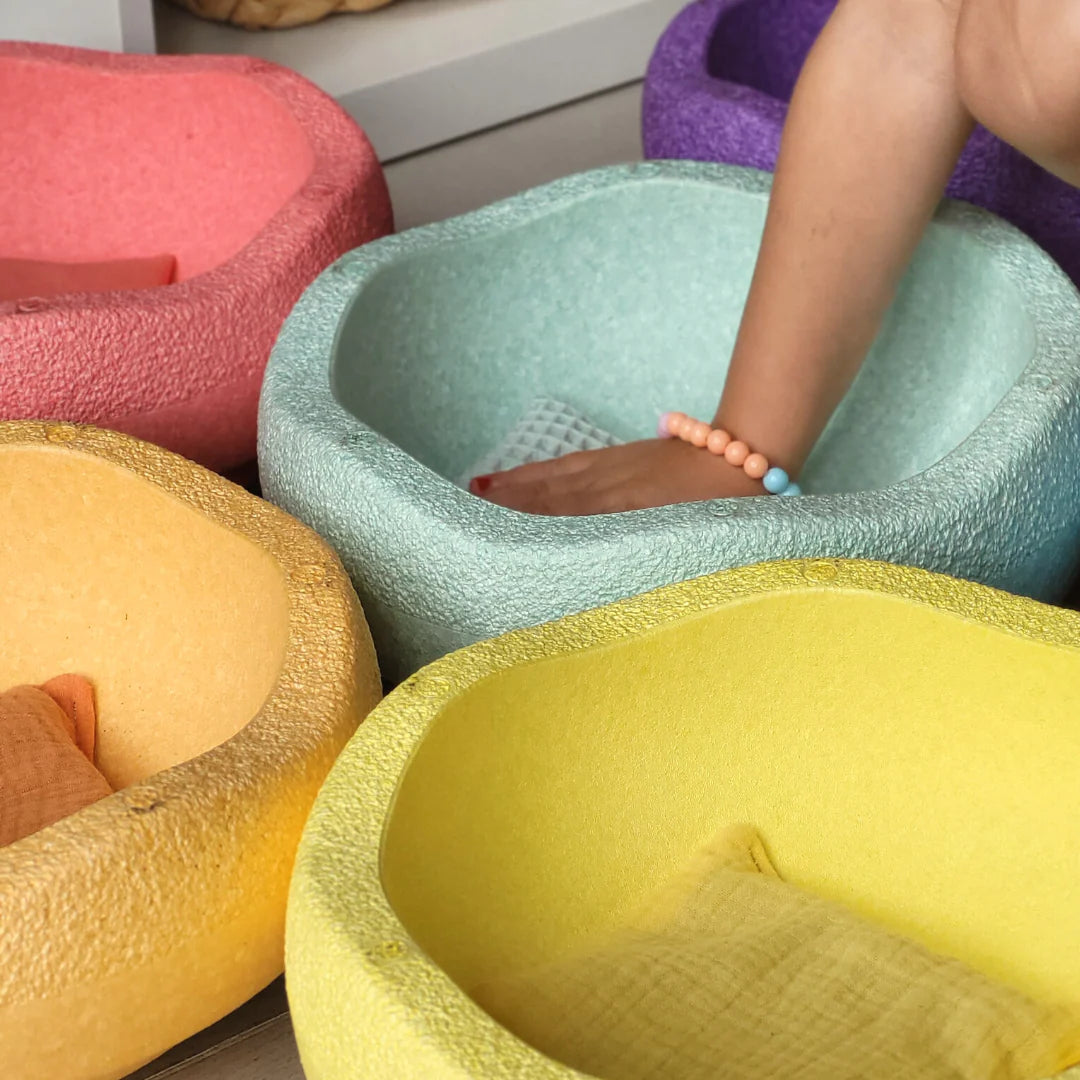 Little Botanic label | Sensorische pittenzakjes | Pastel | 6 stuks